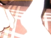 Dad's hand, my foot