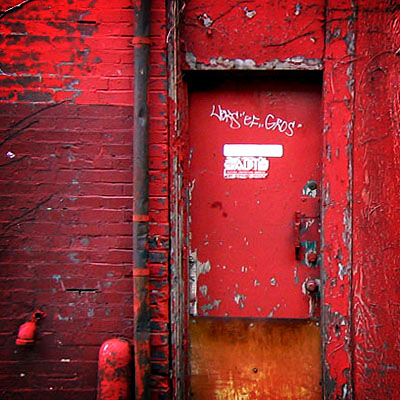 Photo of an old door