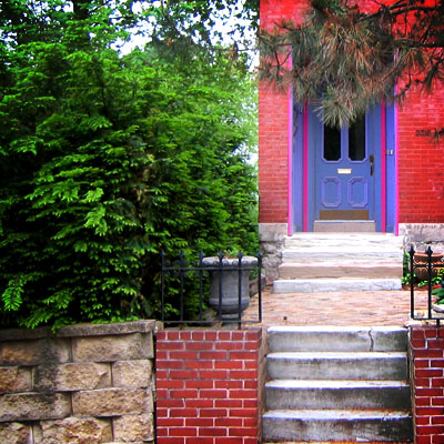Violet doors