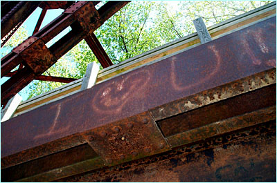 A bridge on the Katy Trail