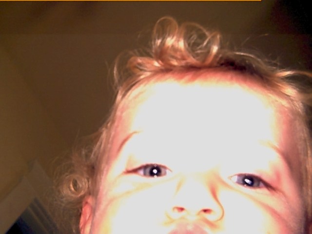 Self-portrait, with flash